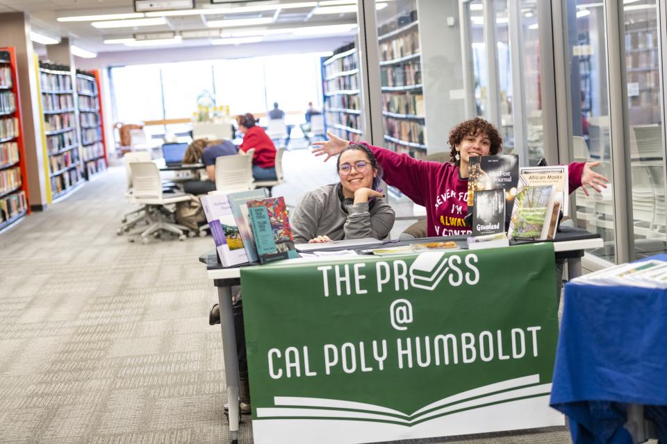 Press student assistants tabling 